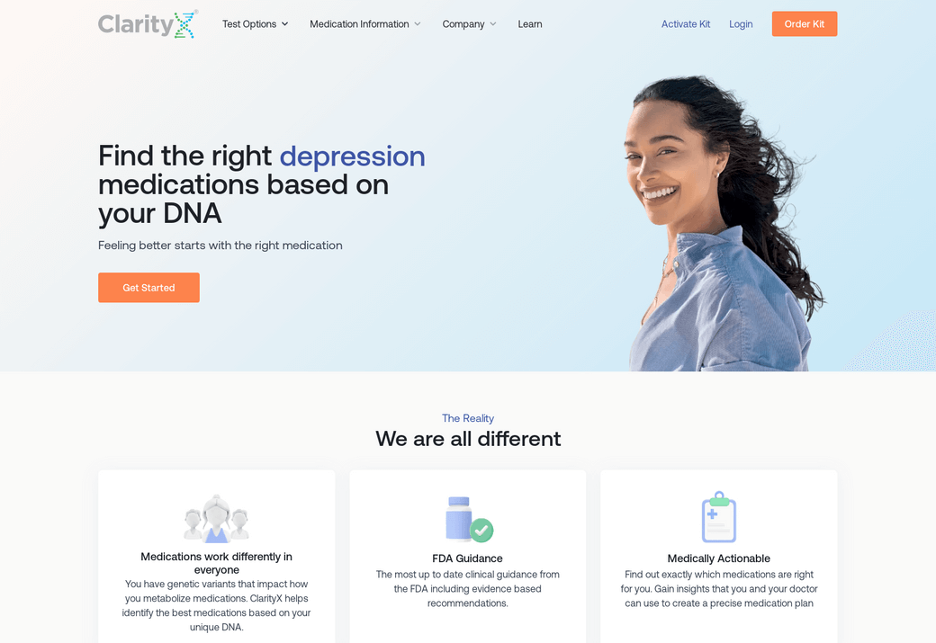 Find The Right Medication Based On Your DNA ClarityX